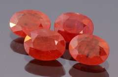 Richly colored 6.03ct Imperial Sapphire set