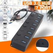 3.0 Hub USB Splitter High Speed 7 Port