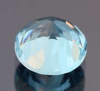 High fire! 3.77ct vivid blue Topaz solitaire