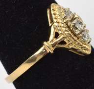 Gorgeous Antique Diamond Ring in 14KT Yellow Gold