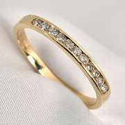 Channel Set Diamond Band