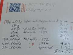 Stamps: Olympics $21.56