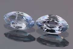 Heated Only! 1.34ct pair of high fire Ceylon Sapphires