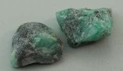 Collectors 15.77ct raw Emerald in matrix