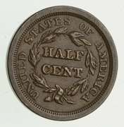 1851 Braided Hair Half Cent - Choice