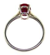 Sterling Silver Opal And Pink Saphires Ring