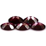 Natural 4.82ct violet Rhodolite Garnet set