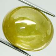 Mirror luster 11.20ct Sphene cabochon
