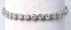 Sterling Silver CZ Tennis Bracelet