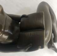Reclining Girl Art Deco bronze Sculpture