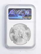 MS69 1986 American Silver Eagle - Error - Obverse Struck Thru - NGC