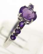 Sterling Silver Amethyst Ring