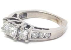 Great Princess Cut & RBC Diamond Ring
