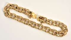 Classic Double Link Charm Bracelet
