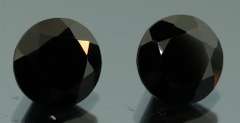 Sultry 4.99ct diamond black Tourmaline set