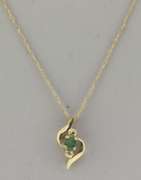 Fabulous Set of Emerald Necklace and Earrings