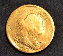 Lot Of Half Cents 1804 CR with Stems and 1807