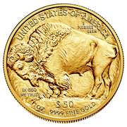Uncirculated Gold Buffalo Coin One Ounce 2021