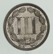 1873 Nickel Three-Cent Piece