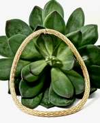 Intricately Woven Heavy 18K Choker Necklace