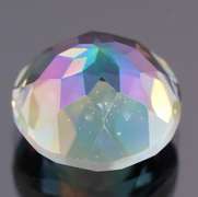 Brilliant multi-color 12mm 7.03ct Mystic Quartz