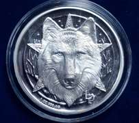 Lisa Parker Snow Series 1 OZ Silver Round With COA