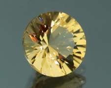 Amazing 5.43ct concave cut Citrine solitaire