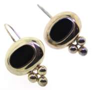 Sterling Silver Black Onyx Earrings