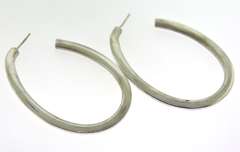 Sterling Silver Group of 3 Hoop Earrings