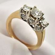 Contemporary Diamond Ring