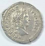 Scarce Geta Roman Silver Denarius, 209-211 AD. Nice!
