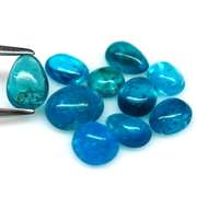 Collectors 6.79ct blue Madagascar Apatite parcel