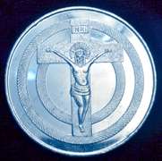 50 Gram Silver Jesus Medal
