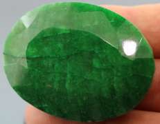 Heavy 198.5ct forest green Emerald