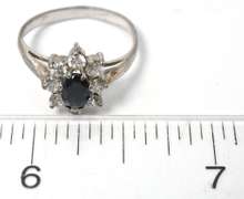 Sterling Silver CZ Cocktail Ring