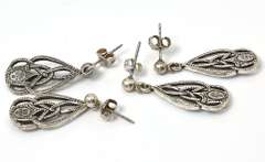 Lot of Vintage Sterling Silver Earrings