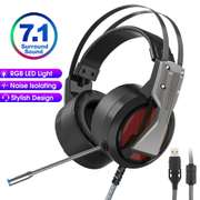 Gaming Headphone 7.1 Surround Sound Bass RGB with Mic