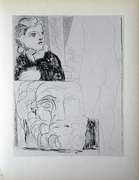 PABLO PICASSO, YOUNG GIRL WITH DRAWING