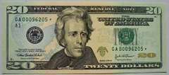 Crisp Exceptional 2004A Boston $20  Star Replacement Note The Key Of The Series!