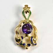 Unique Amethyst Pendant