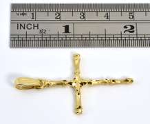 Flashy Bamboo Gold Cross
