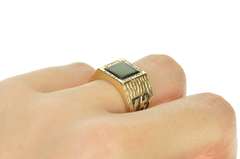 14K Yellow Gold 1973 Towson University Ornate Class Ring