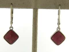 Sterling Silver Rose Quartz Drop Earrings