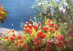 ONE OF A KIND HAND PAINTED OIL PAINTING ON CANVAS