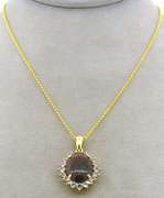 Gorgeous Massive 15.0CTS Star Ruby & Sapphire Necklace in Vermeil