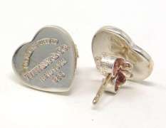 Tiffany & Co Heart Tag Stud Earrings