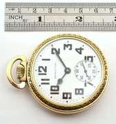 Lovely 21J Rolled Gold Plate Hamilton Pocket Watch