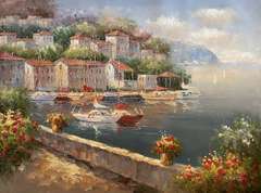 ONE OF A KIND HAND PAINTED OIL PAINTING ON CANVAS