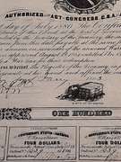 $100  January 8 1862 Confederate War Bond
