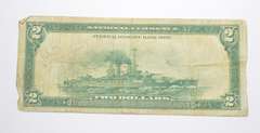 1918 $2.00 Boston, MA. United States Federal Reserve Large Note